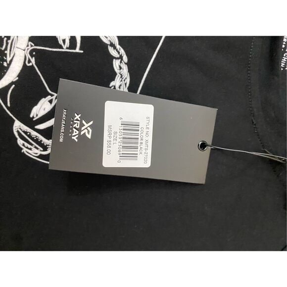 XRAY NWT Black Three Guys T-Shirt, Size Large, MSRP $58 - Picture 5 of 8